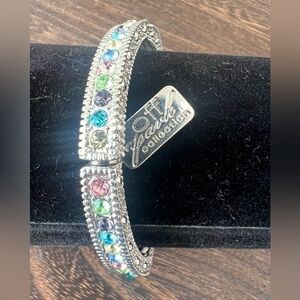 Off Park Collection Gemstone Expansion Bracelet Size 6 3/4 D3